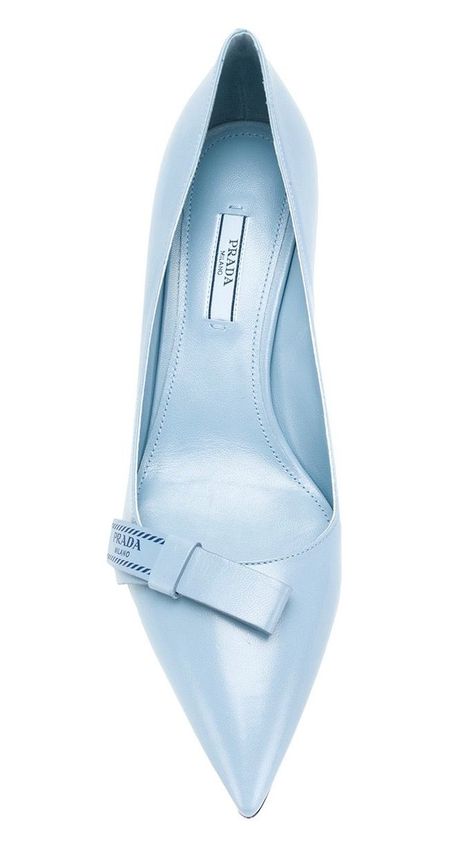 Blue Prada, Logo Pin, Prada Shoes, Blue Lagoon, Pale Blue, Fashion Designers, New Fashion, Prada, Loafers