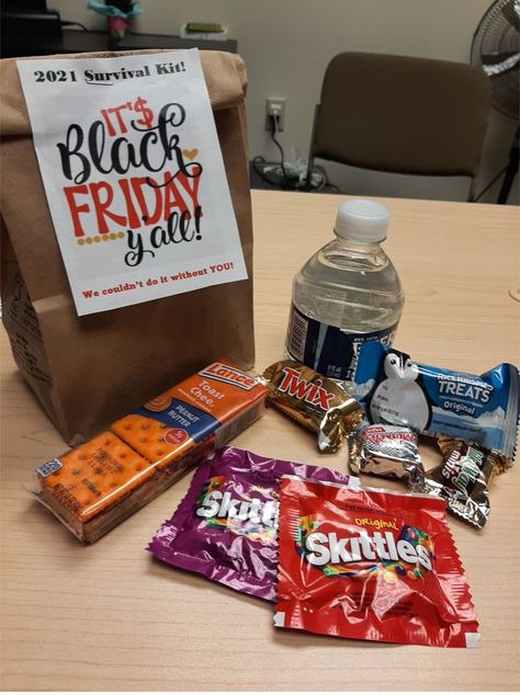 Employee Thank You, Work Anniversary, Show Appreciation, Employee Engagement, Survival Kit, Treat Bags, Black Friday, The Year, Thank You