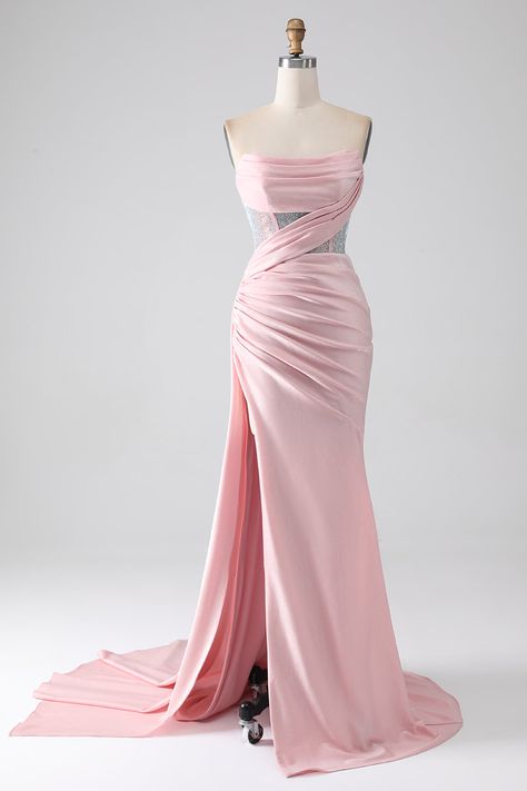 Prom dress rose gold