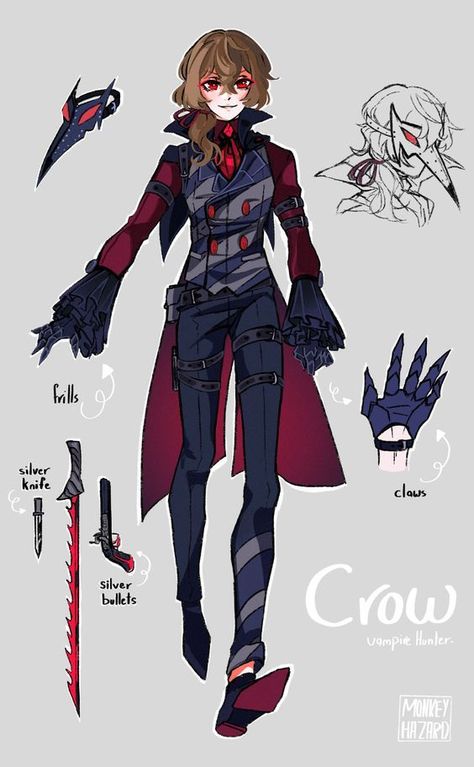 :3 :3 :3 :3 :3 :3 :3 :3 :3 :3 :3 :3 :3 :3 Crow Oc Drawing, Vampire Outfit Drawing Male, Vampire Outfit Drawing, Vampire Hunter Oc, Crow Persona 5, Vampire Hunter Character Design, Vampire Hunter Outfit, Royal Character Design, Crow Character Design