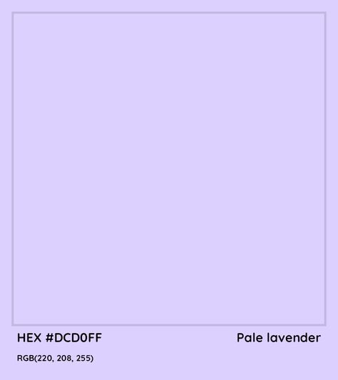 Lavender Color Code, Purple Color Code, Munsell Color System, Analogous Color Scheme, Rgb Color Codes, Hexadecimal Color, Monochromatic Color Palette, Pale Lavender, Pale Purple