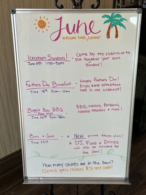 Father’s Day Resident Events, Resident Events, Disney Movie Night, Loaded Potato, Fundraising Ideas, Apartment Communities, Looking Forward To Seeing You, Ice Cream Sundae, Disney Movie