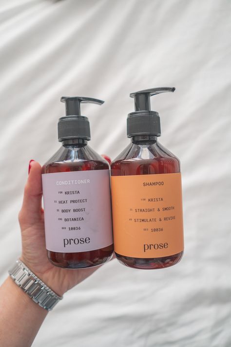 Prose Hair Care, Hair Care Products Aesthetic, Prose Shampoo, Grombre Hair, Hair Care Branding, Hair Updos Easy, Updos Easy, Fine Hair Care, Quick Updos