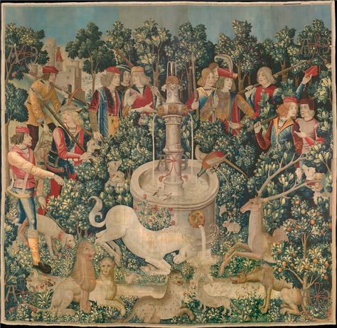 Medieval Park.  A look at the importance of parks in the late middle ages. ~S  #parks #medieval #hunting Unicorn Tapestry, French Cartoons, Unicorn Tapestries, Medieval Tapestry, Last Unicorn, The Last Unicorn, Hieronymus Bosch, Walt Disney Pictures, Pierre Auguste Renoir