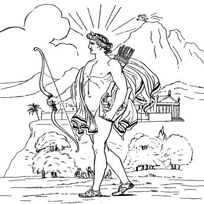 Apollo Greek Mythology, Apollo 9, Apollo Greek, God Apollo, Composition Drawing, Classical Mythology, Central Idea, Brigham Young, Brigham Young University