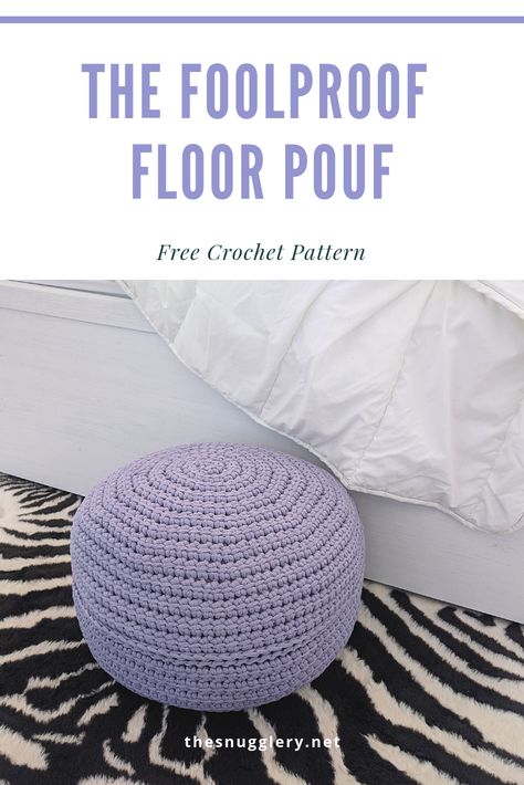 Crochet Floor Pouf, Crochet Pouf Pattern, Crochet Balls, Chunky Crochet Scarf, Crochet Pouf, Natural Nursery, Amazon Discounts, Crochet Pillows, Floor Pouf