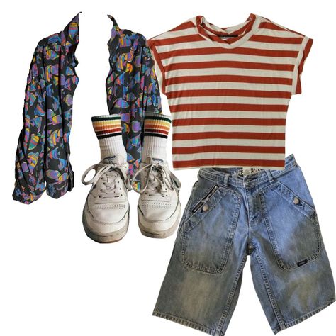 80s Outfits Aesthetic Summer, It 2017 Aesthetic Outfits, Spring Retro Outfits, Soft 80s Outfit, 80s Clothes Aesthetic Stranger Things, Beverly Marsh Outfits Aesthetic, 80s Summer Outfits Vintage, 80s Outfits Stranger Things, 80s Shorts Outfits