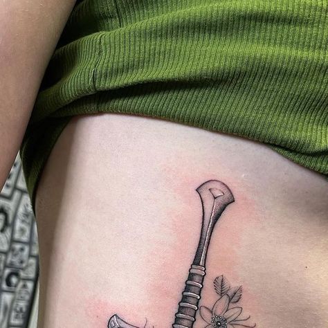 Rhi Settle on Instagram: "Shard of Narsil ❤️ tough spot, thanks Lorena!" Shards Of Narsil, Lotr Tattoo, Line Work, Tattoos, On Instagram, Instagram