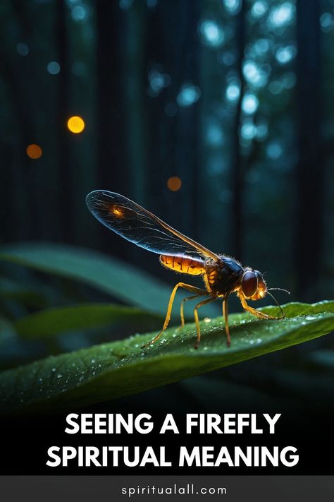 Fireflies are more than just glowing insects; they are symbols of hope, love, and inner light. Encountering one could mean you’re being encouraged to find joy and light in your life, even in dark times. Discover what this spiritual symbol might mean for your journey. #Hope #SpiritualEncounters #FireflyMagic Firefly Spiritual Meaning, Firefly Meaning, Symbols Of Hope, Dreams Meaning, Uplifting Thoughts, Dark Times, Dream Meanings, Spiritual Symbols, Spiritual Messages