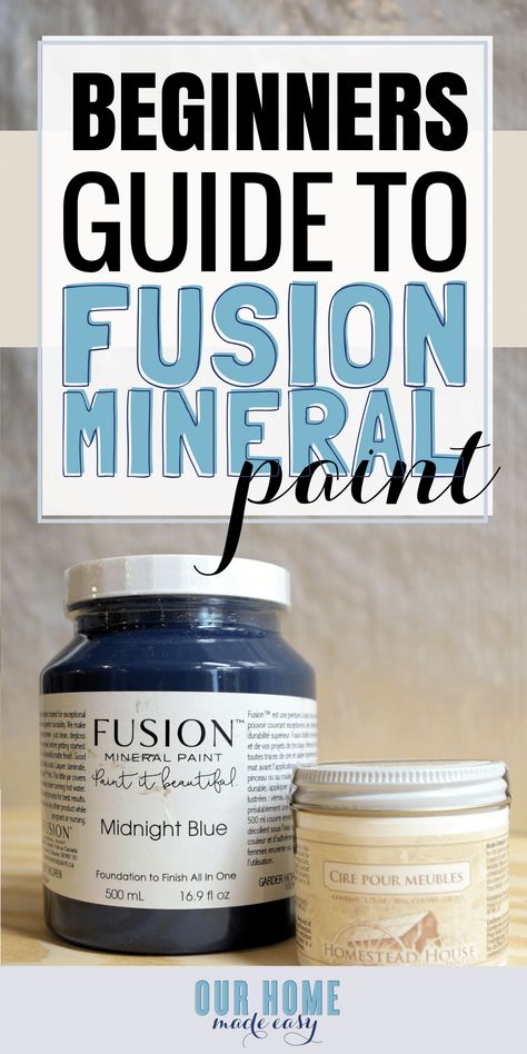 Fusion Paint Projects, Fusion Paint Furniture, Easy Furniture Makeover, Blue Foundation, Fusion Paint, Chalk Paint Projects, Furniture Rehab, Fusion Mineral Paint, Chalk Paint Furniture