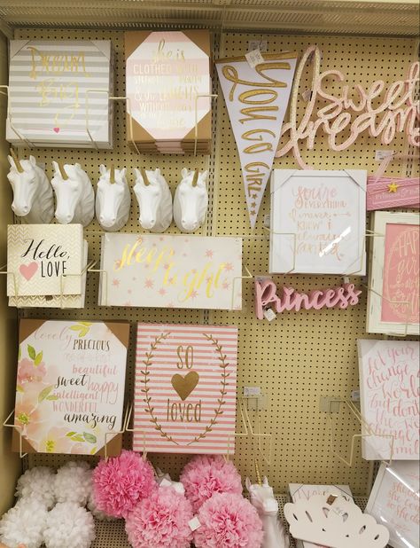 ||GIRLS•UNICORN•ROOM•DECOR||@||HOBBY•LOBBY|| Hobby Lobby Girls Room Decor, Hobby Lobby Girls Room, Girls Unicorn Room, Unicorn Bedroom Ideas, Unicorn Room Decor, Hobby Lobby Decor, Unicorn Room, Magical Room, Unicorn Bedroom