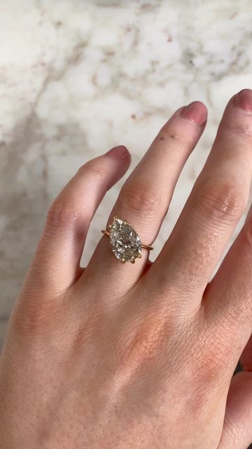 HLSK Jewellery on Instagram: "Intricately set diamonds in a hidden halo underneath a pointed 6 claw setting, highlighting this magnificent 4.04ct pear shape diamond. Shop the Lili diamond ring. #HLSK #engagementring #diamondring #engaged" Haley Bieber Engagement Ring, Annika Aesthetic, Unique Pear Engagement Ring, 4 Diamond Ring, Unique Solitaire Engagement Ring, Diamond Ring Hidden Halo, Pear Cut Diamond Ring, Pear Shaped Diamond Ring, Dream Wedding Ring