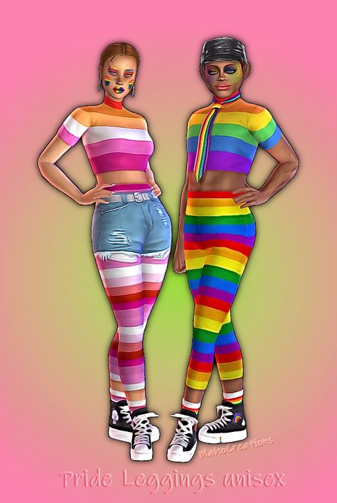 Pride 2023, Lesbian Outfits, Goth Choker, Sims 4 Collections, Pride Outfit, Sims Community, Ts4 Cc, The Sims4, Sims 4 Cc