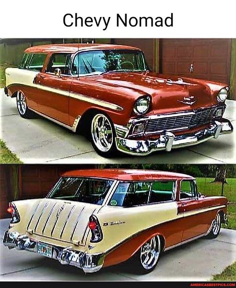 Station Wagon Cars, Classic Cars Chevy, Chevy Nomad, Wagon Cars, Chevy Cars, Auto Retro, Vw Vintage, Pinewood Derby, Chevy Muscle Cars