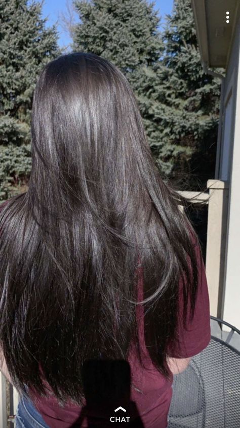 black hair Damaged Black Hair, Almost Black Hair, Vs Secret, Hair Goal, Long Silky Hair, Jet Black Hair, Black Natural Hairstyles, Silky Hair, Jet Black