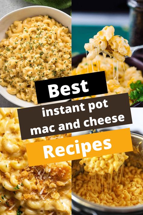 TOP 10 INSTANT POT MAC AND CHEESE RECIPES FOR CHEESY PERFECTION Mac And Cheese In Instant Pot, Best Instant Pot Mac And Cheese, Instant Pot Mac And Cheese Easy, Mac And Cheese Recipe Instant Pot, Insta Pot Mac & Cheese Recipes, Instapot Mac N Cheese, Instapot Mac And Cheese, Homeade Mac And Cheese, Instant Mac And Cheese