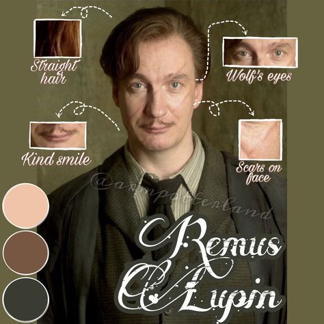 Remus Lupin Nails, Remus Lupin Color Palette, Remus Lupin Hair, Remus Lupin Makeup, Remus Lupin Costume, Remus Lupin Scars, Remo Lupin, Remus Lupin Icons, Remus Lupin Young