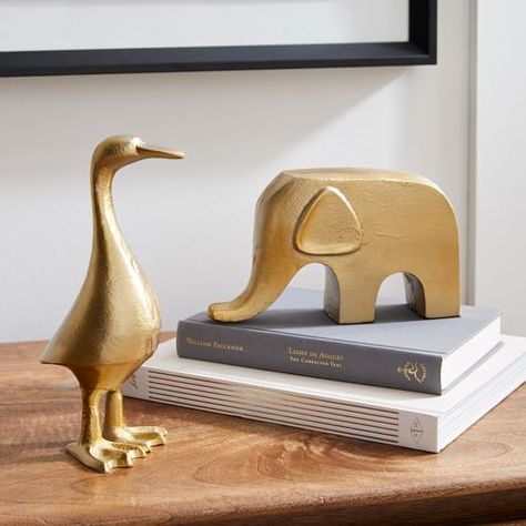 Baby, Kids & Teen Room Decor | West Elm Metal Animals, Brass Animals, Metal Animal, Wood Arch, West Elm Kids, Cute Decor, Teen Room Decor, Teen Room, Modern Sculpture