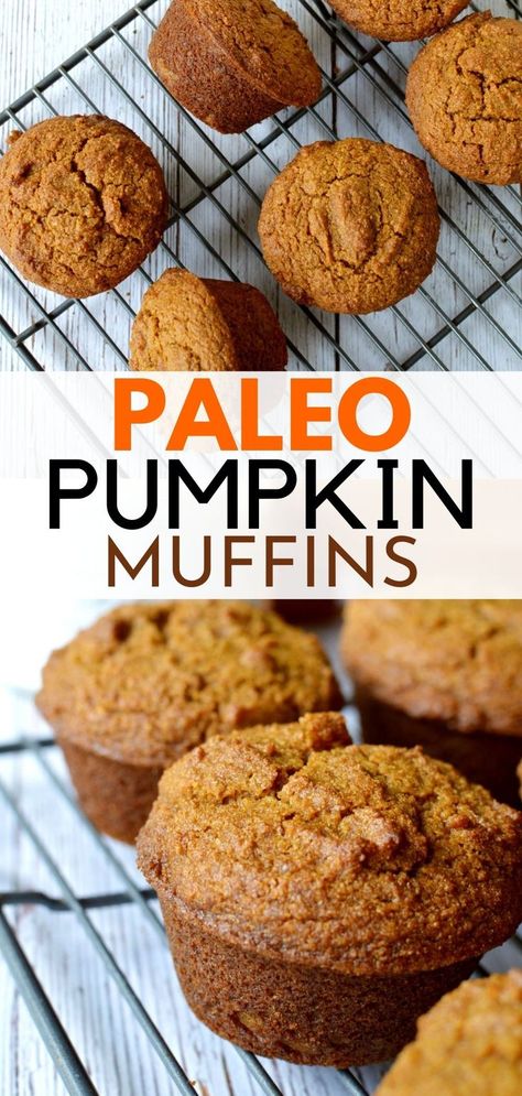 paleo pumpkin muffins Fig Muffins, Pumpkin Protein Muffins, Paleo Pumpkin Muffins, Pumpkin Muffin Recipes, Paleo Pumpkin, Protein Muffins, Free Friends, Healthy Treat, Gluten Free Muffins