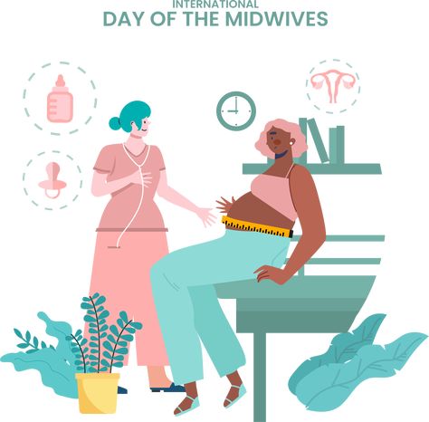 International Midwives Day, Midwives Day, International Day, Vector Clipart, Modern Dress, Png Images, For Free, Clip Art, Zelda Characters