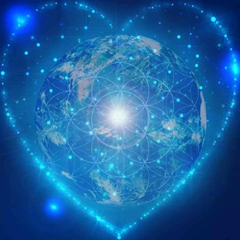 New Earth, Visionary Art, First Contact, Jena, Flower Of Life, Spiritual Art, Divine Feminine, Sacred Geometry, Love And Light