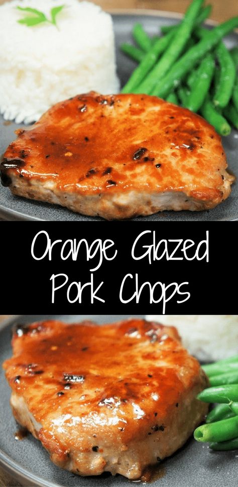 Thick Pork Chops, Glazed Pork Chops Recipes, Pork Entrees, Pork Sauce, Honey Pork, Bbq Pork Ribs, Pork Chop Recipes Baked, Glazed Pork Chops, Pork Chop Dinner