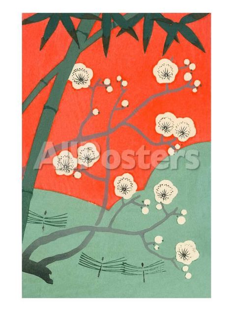 Floating Japanese Cherry Blossoms Travel Art Print - 46 x 61 cm Japanese Plum Tree, Japanese Cherry Blossoms, Cherry Blossom Wall Art, Japan Painting, Dorm Wall Art, Travel Art Print, Cherry Blossom Art, Japanese Art Prints, Japanese Artwork