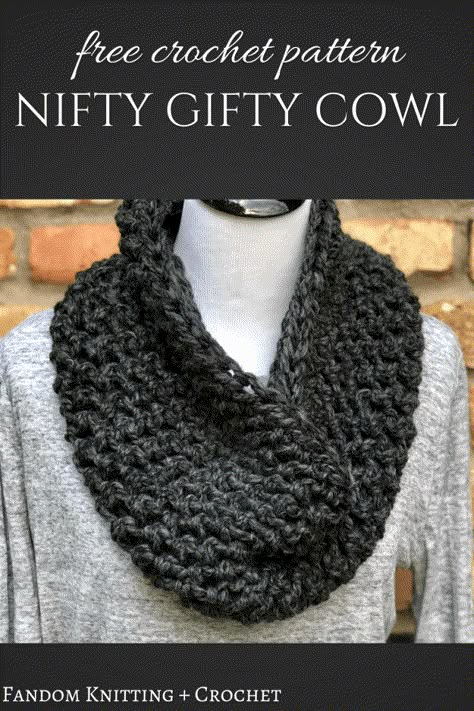 Easy Cowl Crochet Pattern Free, Crochet Cowl Free Pattern, Cowl Crochet, Crochet Cowls, Crochet Cowl Pattern, Crochet Scarf Pattern Free, Crochet Scarfs, Crochet Infinity Scarf, Crochet Blog