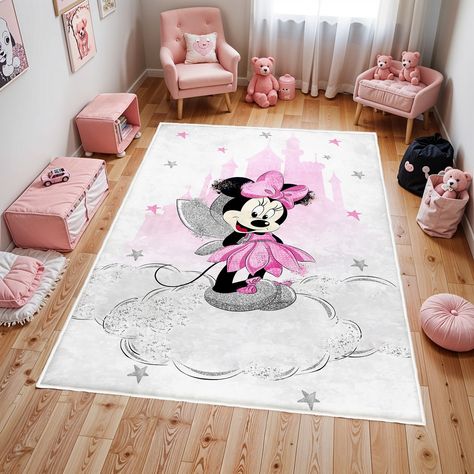 Minnie Mouse Rug #etsy #etsyshop #etsyseller #etsyfinds #gift #giftideas #giftbox #giftsforher #rug #kids #kidsroom #kidsroomdecor #baby #bedroomdecor #bedroom #home #homedesign #homedecor #housewarming Minnie Mouse Rug, Minnie Mouse Baby Room Target, Mickey And Minnie Mouse Bedding, Minnie Mouse Bedding, Minnie Mouse Toddler Bedding, Etsy Finds, Minnie Mouse, House Warming, Bedroom Decor