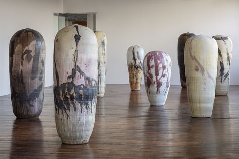 Toshiko Takaezu | Worlds Within Magic Mud, Noguchi Museum, Toshiko Takaezu, Hawaiian Artists, Hidden Spaces, Wooden Floorboards, American Ceramics, New York Museums, Japanese Ceramics