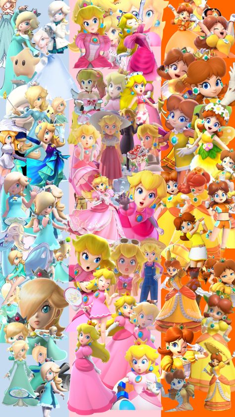 Princess Daisy And Rosalina, Super Mario Wallpaper Princess Peach, Princess Peach And Daisy Wallpaper, Peach X Daisy, Daisy Mario Bros, Princess Peach Daisy And Rosalina, Princess Rosalina Wallpaper, Daisy From Mario, Princess Peach And Daisy