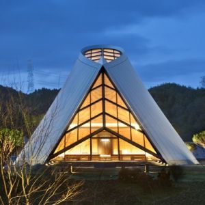 IM Pei, Miho Chapel, Shirgaraki, Japan, 2012 Im Pei, I M Pei, Architectural Orders, Architectural Lighting Design, Romanesque Architecture, Modern Church, Sacred Architecture, Cultural Architecture, Education Architecture