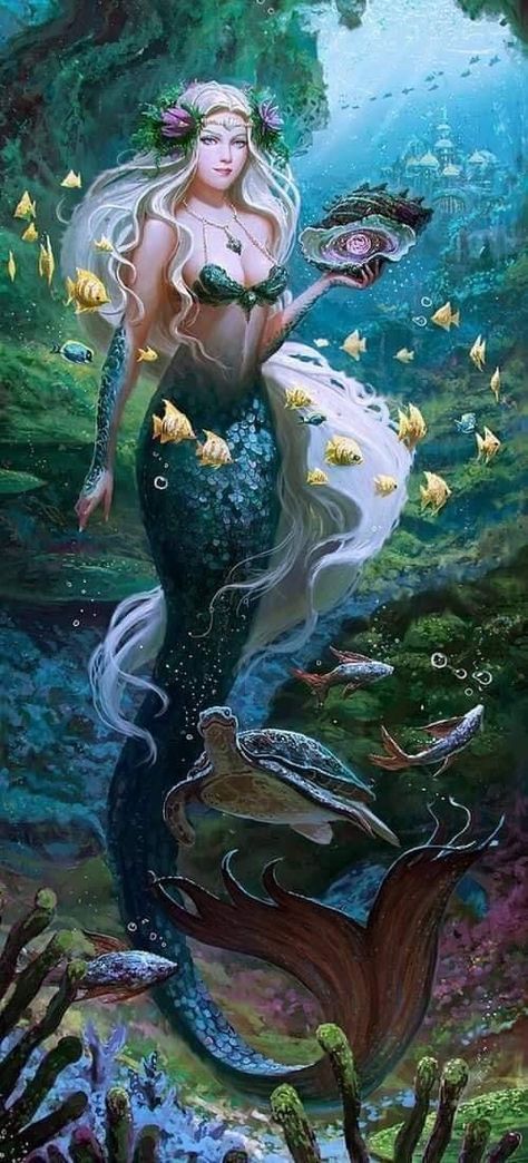 Mermaid Artwork, Fantasy Mermaids, Acrylic Wall Decor, Mermaid Pictures, Wall Decor Crafts, Mermaid Dreams, Mermaids And Mermen, Gems Art, Mermaid Princess