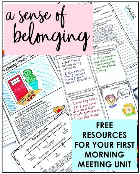 Creating a Sense of Belonging: Setting the Foundation for an Inclusive Classroom Community — Tarheelstate Teacher Belonging Activities, Quotes Belonging, Inclusion Activities, Classroom Checklist, Belonging Quotes, Student Self Assessment, Inclusive Classroom, Classroom Meetings, Social Emotional Learning Lessons