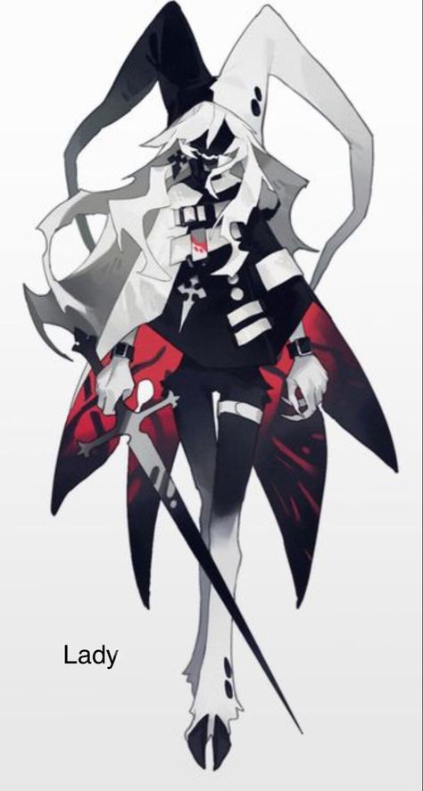 Jester Drawing Art, Spider Themed Character Design, Undercut Character Design, Jester Design Character, Corruption Arc Oc, Jester Oc Male, Wonderland Character Design, Jester Anime, Grim Reaper Character Design