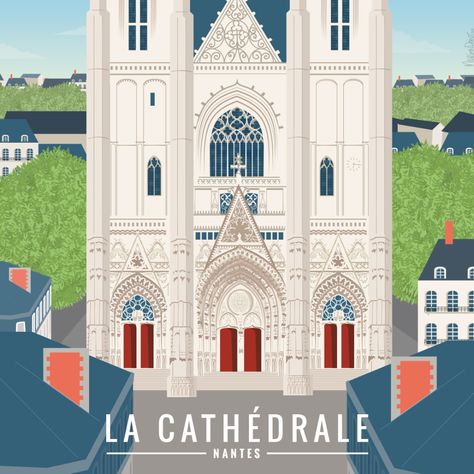 St Pierre, Saint Paul, Travel Posters, Notre Dame, Taj Mahal, Rome, France, Building, Travel