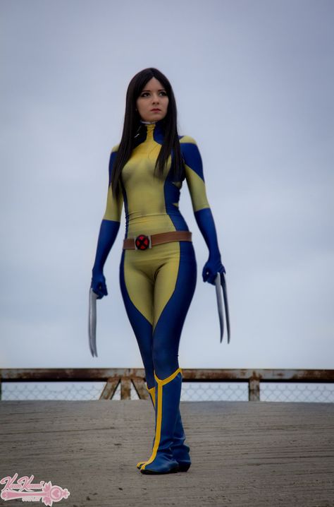 X-23 new wolverine by Karen–Kasumi Female Wolverine Cosplay, X23 Cosplay, Book Cosplay, Wolverine Costume, Wolverine Cosplay, Xmen Cosplay, Laura Kinney, Perfect Cosplay, Men Cosplay