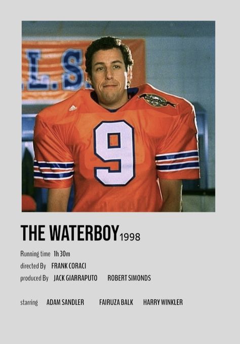 The Waterboy, Fairuza Balk, Adam Sandler, Night Time, Film, Collage, Water, Pins, Quick Saves