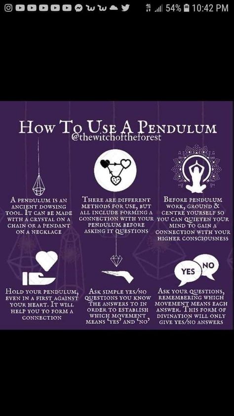 Divination For Beginners, How To Use A Pendulum For Beginners, What Kind Of Witch Am I, Easy Spells For Beginner Witches, Pendulum For Beginners, Pendulum Work, Divination Witchcraft, Pendulum Witchcraft, Divination Spells