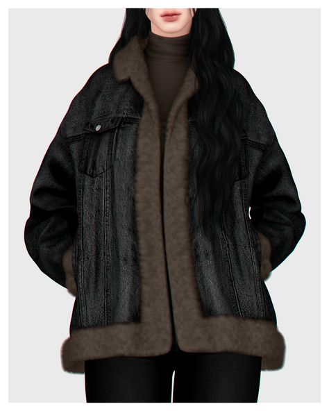 Sims 4 Puffy Jacket, Ts4 Cardigan Accessory, Sims 4 Cc Patreon Jacket, Sims 4 Modern Clothes Cc, Ts4 Jacket Accessory, Sims 4 Cc Fur Jacket, Sims 4 Outerwear, Sims 4 Cc Coat Accessory, Sims Cc Jacket