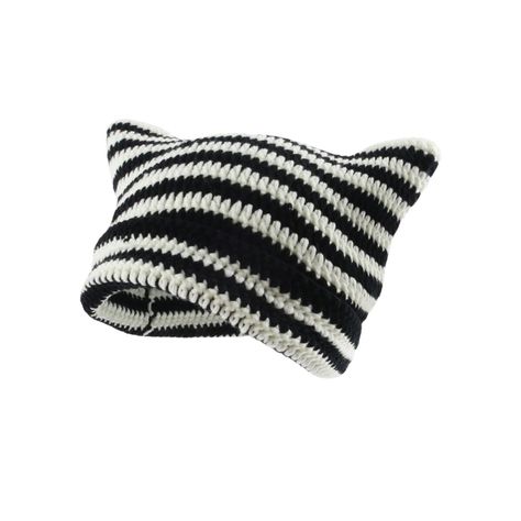 PRICES MAY VARY. 100% Polyester Toggle closure Hand Wash Only Soft and cozy fabric. One size fit most. 100% handmade, Crochet beanie hat for women. Y2k aesthetic beanies for women. Y2k accessories. Service: Any question let us know and we will serve you within 24 hours. Cat Eared Beanie, Cat Ears Hat, Grunge Accessories, Fox Hat, Cat Beanie, Crochet Hat For Women, Bonnet Crochet, Knitted Cat, Crochet Beanie Hat