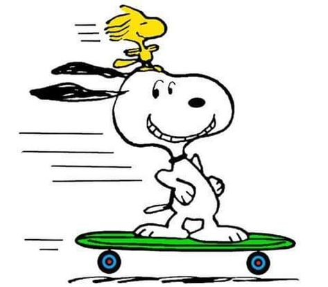 Snoopy Skateboard, Snoopy Tattoo, Snoopy Valentine, Woodstock Snoopy, Snoopy Funny, Cartoon Character Tattoos, Famous Comics, Snoopy Images, Peanuts Cartoon