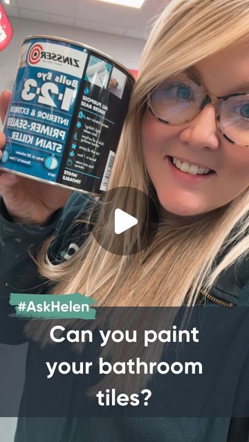 Decorating Centre Online on Instagram: "Can you paint your bathroom tiles?

It’s easy when you know how! As always (I feel like a broken record!) but there is a @zinsseruk primer for this! The bullseye 123 primer provides adhesion to your tiles and then my trusty AllCoat on top as your finished coat! 

Another alternative is the @tikkurila_uk Otex Akva primer to provide adhesion and then their Luja paint on top! 

Both are great options and available in multiple sizes, finishes and thousands of colours to provide you with choice!

I did this in my first home as I’d blown my savings on buying the place so couldn’t replace the apricot tiles in the master bathroom. It’s a great way to upgrade a bathroom on a budget until you’re in a position to do some reno work! 

Inside of a shower cubicle Painted Ceramic Tile Bathroom, Paint Tile Walls In Bathroom, Painting Ceramic Tile Bathroom, Bathroom Tile Paint, Repaint Bathroom Tile, Painting Bathroom Tile, Painting Old Bathroom Tile, How To Paint Ceramic Tile Bathroom Walls, Tub And Tile Refinishing Kit