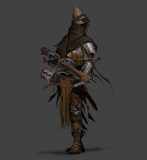 ArtStation - Crossbow, Todd Ulrich Orange Knight, Beast Hunters, Hassan 2, Fantasy Heroes, Rpg Map, 다크 판타지, Fantasy Armor, Crossbow, Warhammer Fantasy