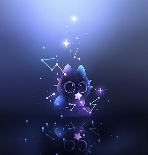 Galaxy Profile Picture, Cute Pfp Aesthetic Cartoon, Kawaii Space, Cat Phone Wallpaper, Galaxy Cat, Cute Cat Drawing, Art Tools Drawing, Cute Doodle Art, Cool Wallpapers Art