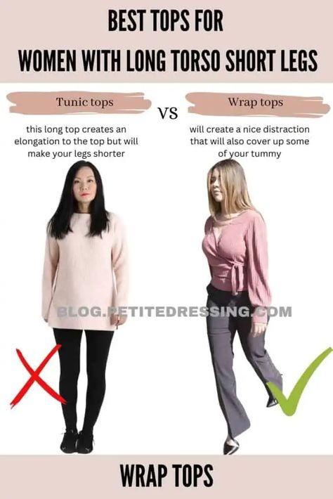 Jeans For Short Legs, Short Legs Outfit, Short Legs Long Torso, Petite Dressing, Tummy Wrap, Shoe Guide, Rectangle Body Shape, Legs Outfit, Body Proportions