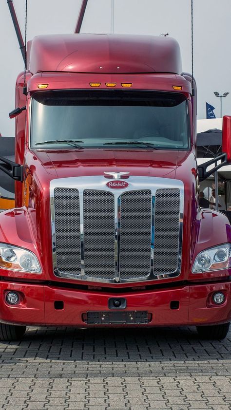 red peterbilt truck Denton Texas, Medium Duty Trucks, Peterbilt Trucks, Motor Company, Peterbilt, Texas, Trucks, Vehicles