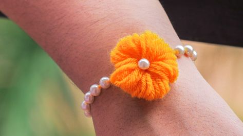 Rakhi Making using Woolen Thread - DIY Craft Easy Rakhi Making, Rakhi Making Ideas, Thread Diy, Rakhi Making, Rakhi Design, Go Outside, Paper Craft, Making Ideas, Craft Ideas