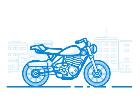 Animated motorcycle Made with Sketch. Animated Motorcycle, Motor Gif, Motorcycle Animation, Bike Animation, Motorcycle Icon, Animation References, Baby Bash, Motorcycle Illustration, Gif Animated