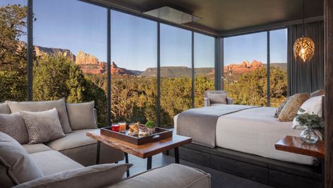 Sedona Landscape, Landscape Hotel, Slide Rock State Park, Arizona Landscape, Beyond The Horizon, Luxury Amenities, Sedona Arizona, Honeymoon Destinations, Scenic Views